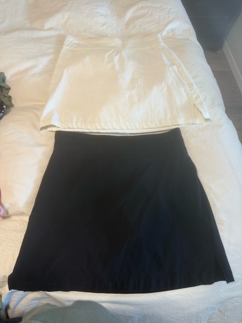 🤍🖤bundle of TWO Rafella Skirts w Built in Shorts - size Small 🖤🤍